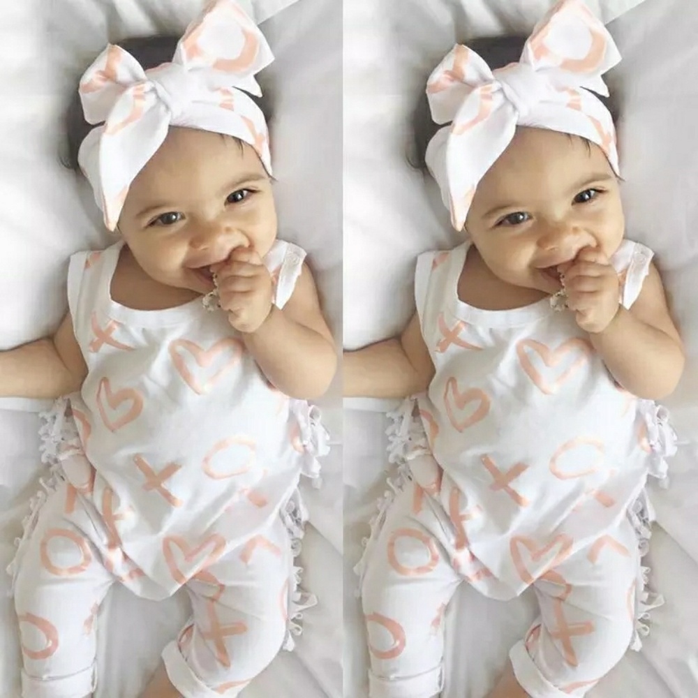 Toddler Girl Sleeveless Romper Jumpsuit Outfit